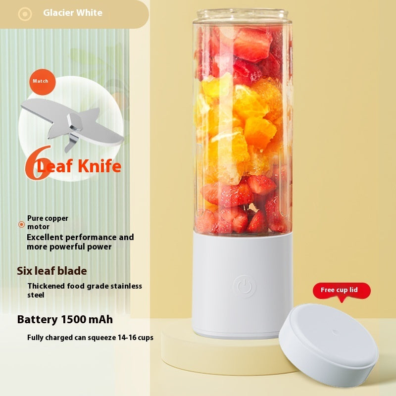 Fresh Juice Anywhere – Portable Rechargeable Mini Blender
