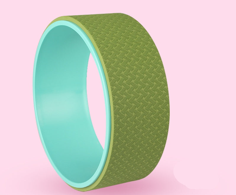 2-Color Yoga Spine Wheel for Back Relief & Stretching