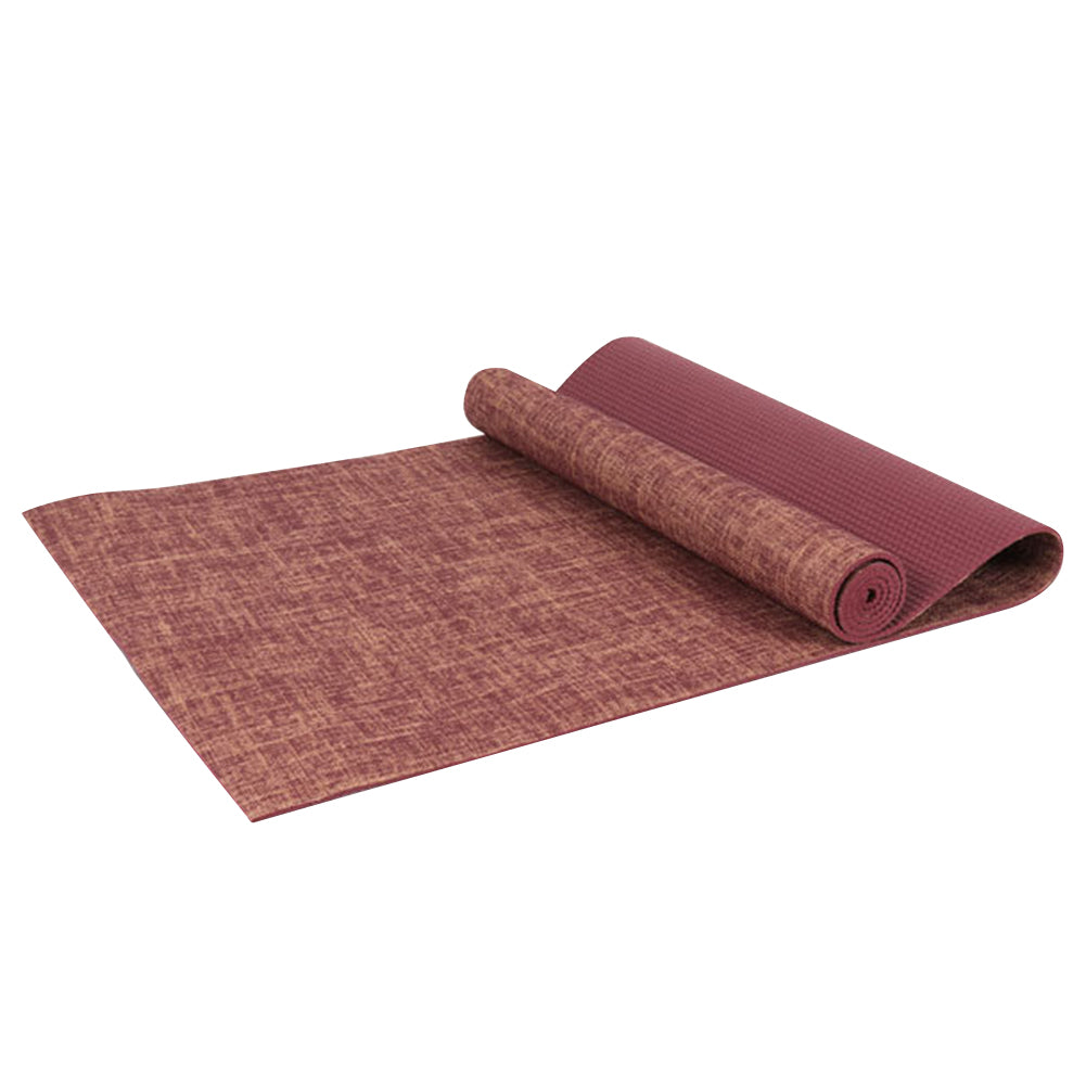 Linen Yoga Mat – Thick, Anti-Slip, Breathable for Home