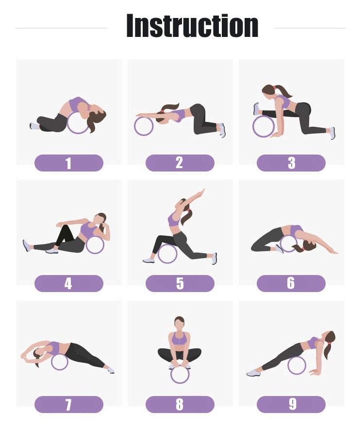 Lightweight Yoga Wheel for Core Strength