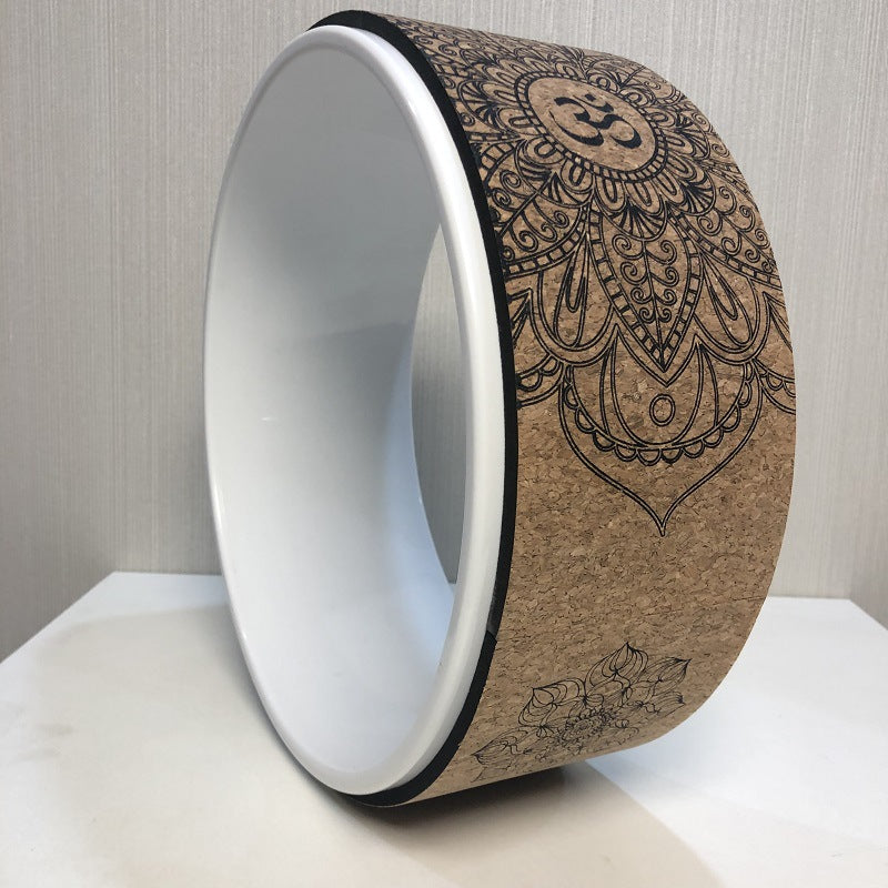 Cork Yoga Wheel for Deep Back Stretch