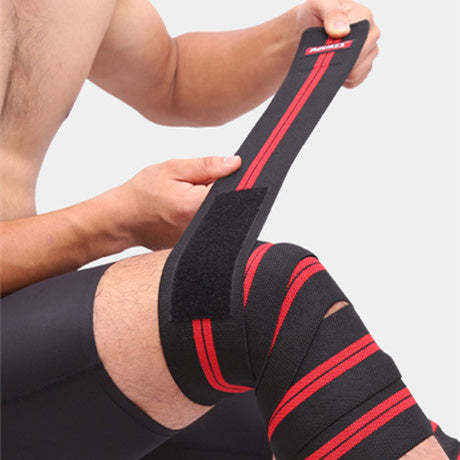 Supportive Knee Strap for Squats, Lifting & Bodybuilding