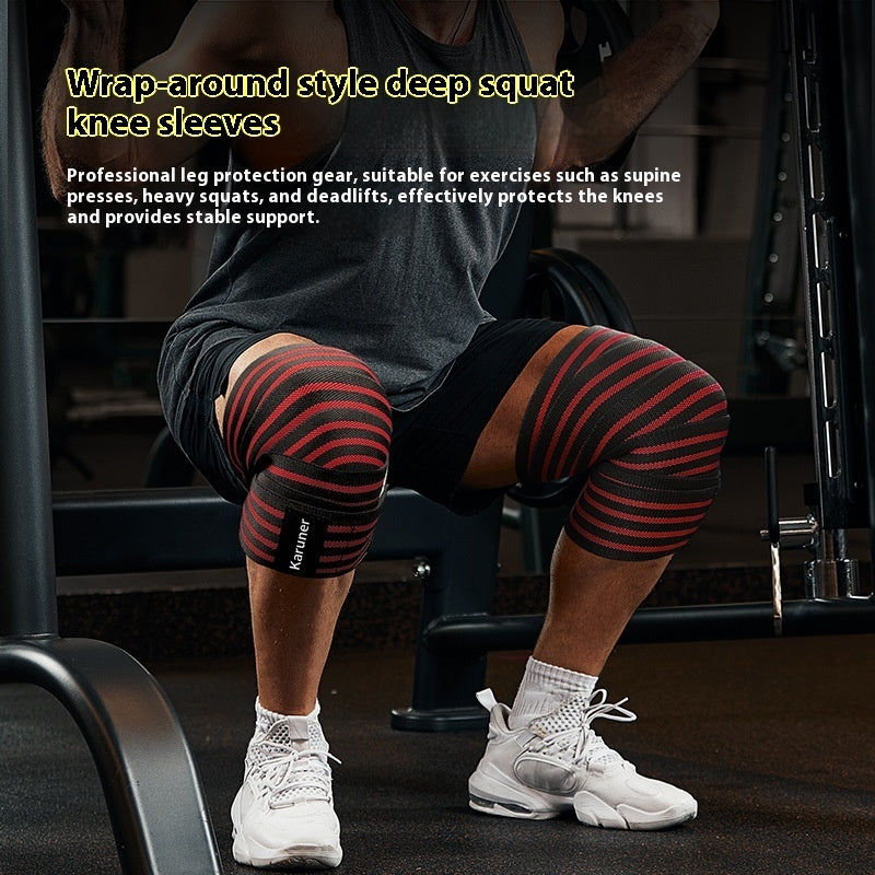 Elastic Knee Support Pad – Squat & Workout Comfort