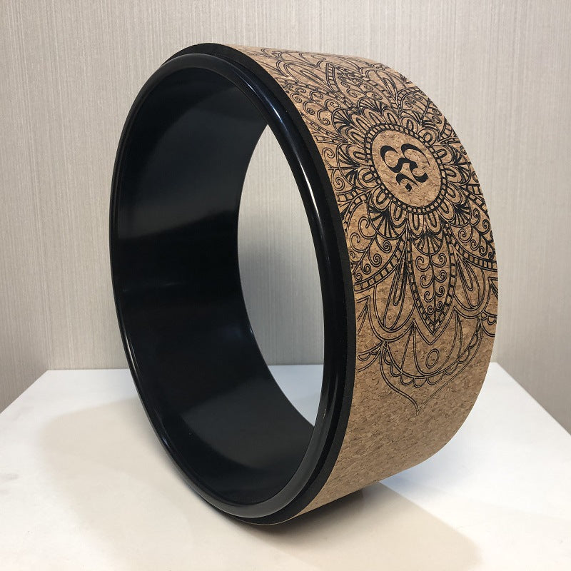 Cork Yoga Wheel for Deep Back Stretch