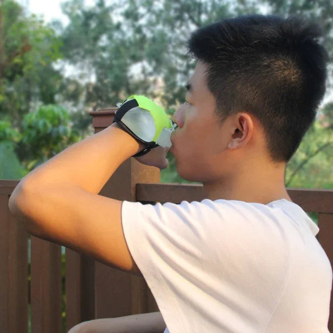 Hands-Free Hydration – Fun Wrist Silicone Water Bottle