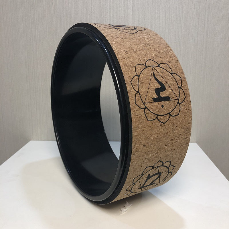 Cork Yoga Wheel for Deep Back Stretch