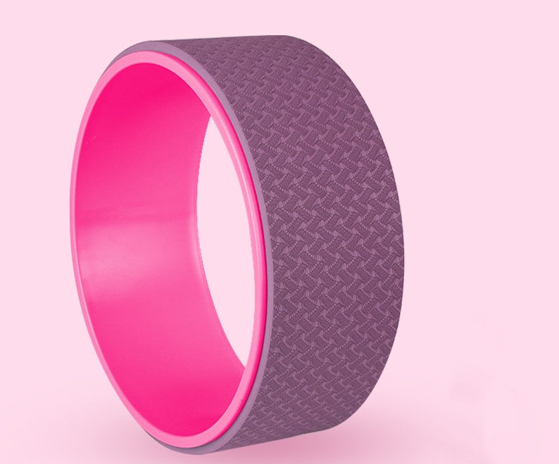 2-Color Yoga Spine Wheel for Back Relief & Stretching