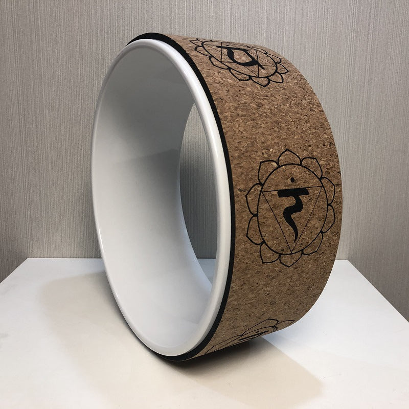 Cork Yoga Wheel for Deep Back Stretch