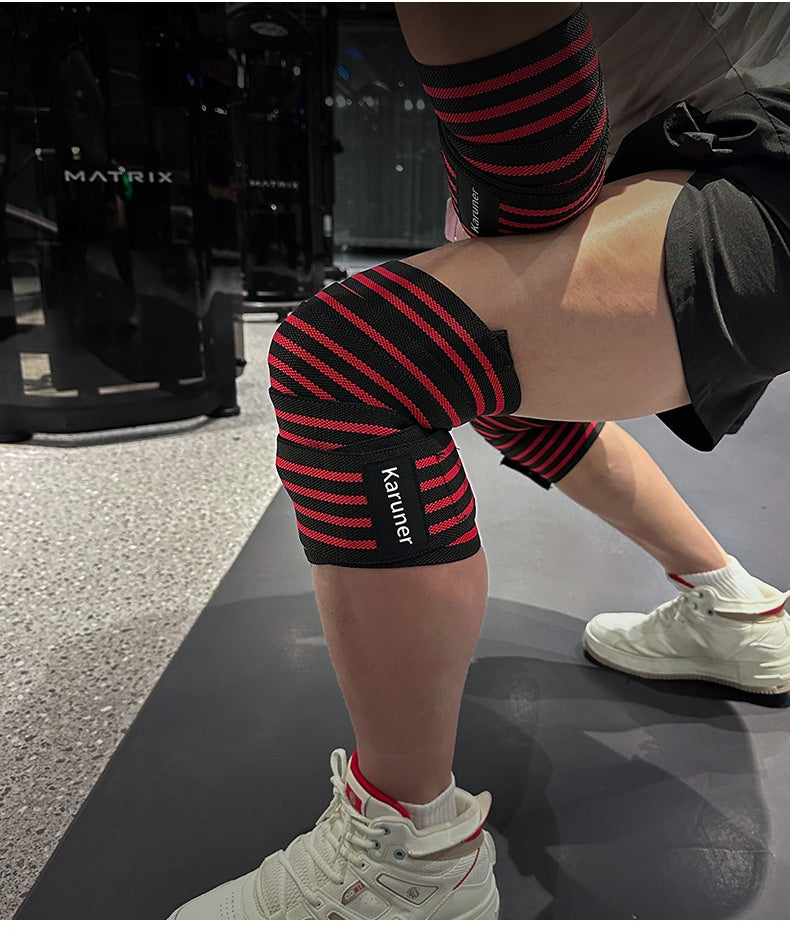 Elastic Knee Support Pad – Squat & Workout Comfort