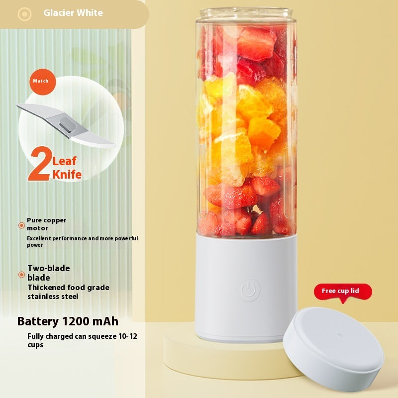Fresh Juice Anywhere – Portable Rechargeable Mini Blender