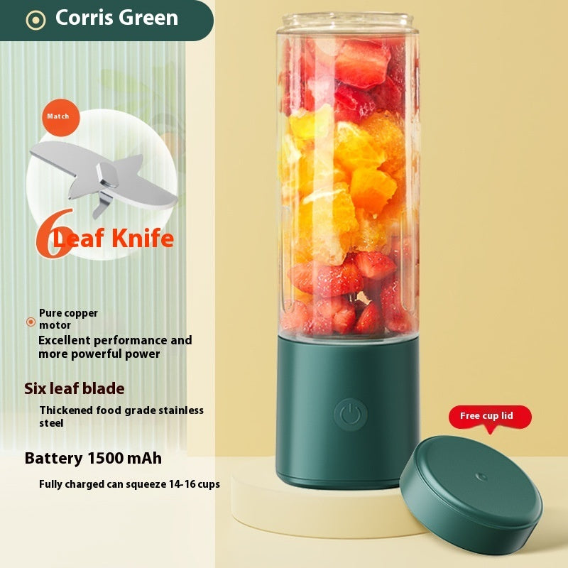 Fresh Juice Anywhere – Portable Rechargeable Mini Blender