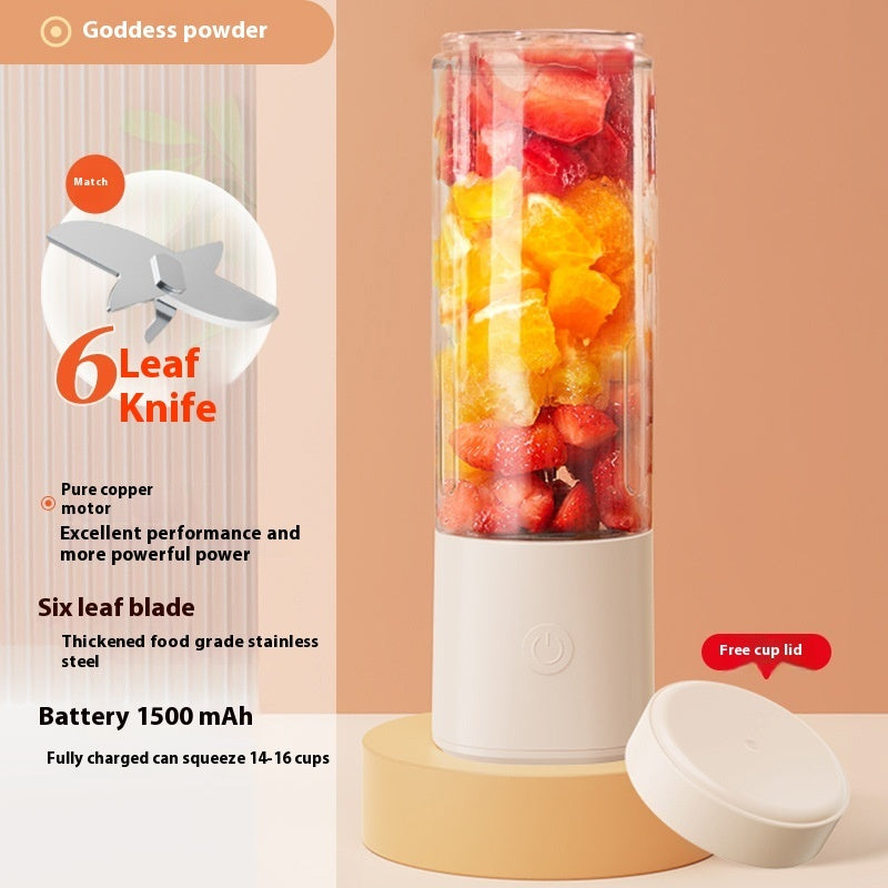 Fresh Juice Anywhere – Portable Rechargeable Mini Blender