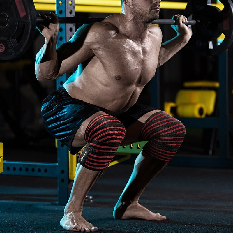 Elastic Knee Support Pad – Squat & Workout Comfort