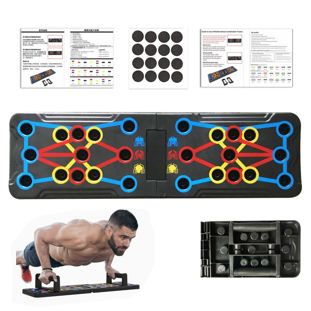 Color-Coded Push-Up Board for Full-Body Fitness Fun